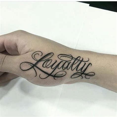 loyalty neck tattoo|loyalty in cursive tattoo.